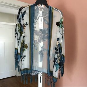 Chico’s kimono, new with tags